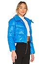 view 2 of 4 Candy Cropped Puffer in Blue