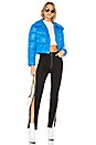 view 4 of 4 Candy Cropped Puffer in Blue
