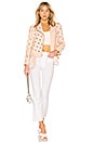 view 4 of 5 Studded Hearts Moto in Blush Pink