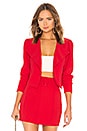 view 2 of 5 BLOUSON CROPPED GIGI in Red