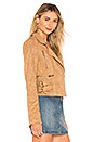 view 2 of 4 Pierce Moto Jacket in Toffee