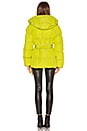 view 4 of 4 Lindsey Belted Puffer Jacket in Lime