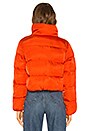 view 4 of 5 Starburst Puffer Jacket in Orange