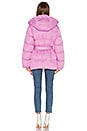 view 4 of 4 Lindsey Belted Puffer Jacket in Bubblegum Pink
