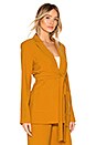 view 3 of 5 Rhyan Belted Blazer in Mustard