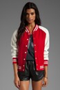 view 1 of 5 for REVOLVE Varsity Jacket in Red