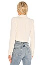 view 3 of 4 Honey Cropped Blazer in Snow White