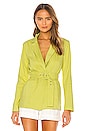 view 2 of 5 Galvin Blazer in Lime