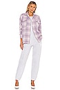 view 5 of 5 CHAQUETÓN EMMY in Lavender Plaid