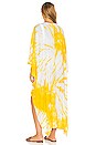 view 3 of 3 Karla Kaftan in Maize Yellow Tie Dye