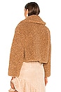view 3 of 5 Alexandria Faux Fur Jacket in Nude