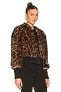 view 2 of 4 Kristen Faux Fur Jacket in Leopard