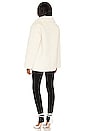 view 5 of 7 Natalia Faux Fur Jacket in Ivory