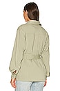view 4 of 5 Kourtney Shacket in Light Green