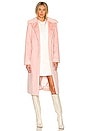 view 1 of 4 Sonny Faux Fur Coat in Baby Pink