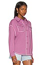 view 2 of 4 Utility Shacket in Purple Grape