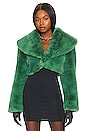 view 2 of 5 Zoe Cropped Jacket in Spruce Green
