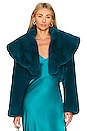 view 1 of 5 Mayfair Cropped Jacket in Dark Teal