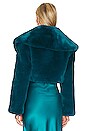 view 4 of 5 Mayfair Cropped Jacket in Dark Teal