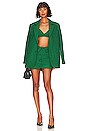 view 5 of 5 Avery Blazer in Green & Black