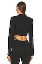view 3 of 4 Charlize Cropped Blazer in Black