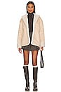 view 4 of 4 Elise Faux Shearling Coat in Nude