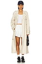 view 1 of 4 x Maggie MacDonald Leah Trench Coat in Almond Cream
