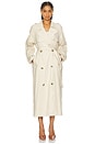 view 2 of 4 x Maggie MacDonald Leah Trench Coat in Almond Cream