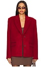 view 1 of 5 x Emily Gemma Micah Blazer in Red