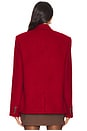 view 4 of 5 x Emily Gemma Micah Blazer in Red