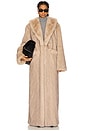view 2 of 4 Vincent Faux Fur Coat in Taupe