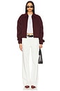 view 5 of 5 Meg Jacket in Oxblood