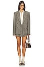 view 5 of 6 Elsie Blazer in Brown Multi
