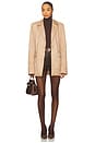 view 5 of 5 Eva Faux Suede Jacket in Light Tan