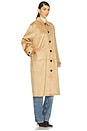 view 3 of 4 Christina Trench Coat in Taupe