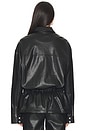 view 3 of 4 Greta Faux Leather Jacket in Black