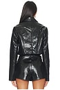 view 4 of 6 Arden Faux Croc Jacket in Black