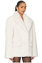 view 2 of 4 Lorelai Faux Fur Coat in Ivory