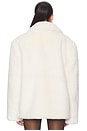 view 3 of 4 Lorelai Faux Fur Coat in Ivory