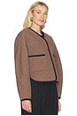 view 3 of 5 Lara Jacket in Chocolate Brown