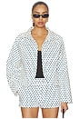 view 1 of 6 CHAQUETA LUCIA in White Polka Dot