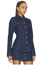 view 4 of 6 Meredith Denim Jacket in Dark Indigo