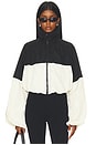 view 1 of 5 BLOUSON ROMEE in Black & Cream