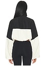 view 5 of 5 BLOUSON ROMEE in Black & Cream