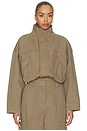 view 1 of 6 Rahul Canvas Jacket in Cargo Green