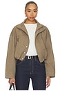 view 2 of 6 Rahul Canvas Jacket in Cargo Green