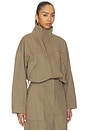 view 4 of 6 Rahul Canvas Jacket in Cargo Green