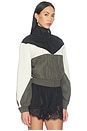 view 4 of 5 Nora Track Jacket in Black & Grey Multi