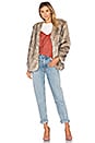 view 1 of 3 BLOUSON IMITATION FOURRURE ADORA in Tan