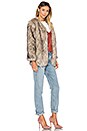 view 2 of 3 BLOUSON IMITATION FOURRURE ADORA in Tan